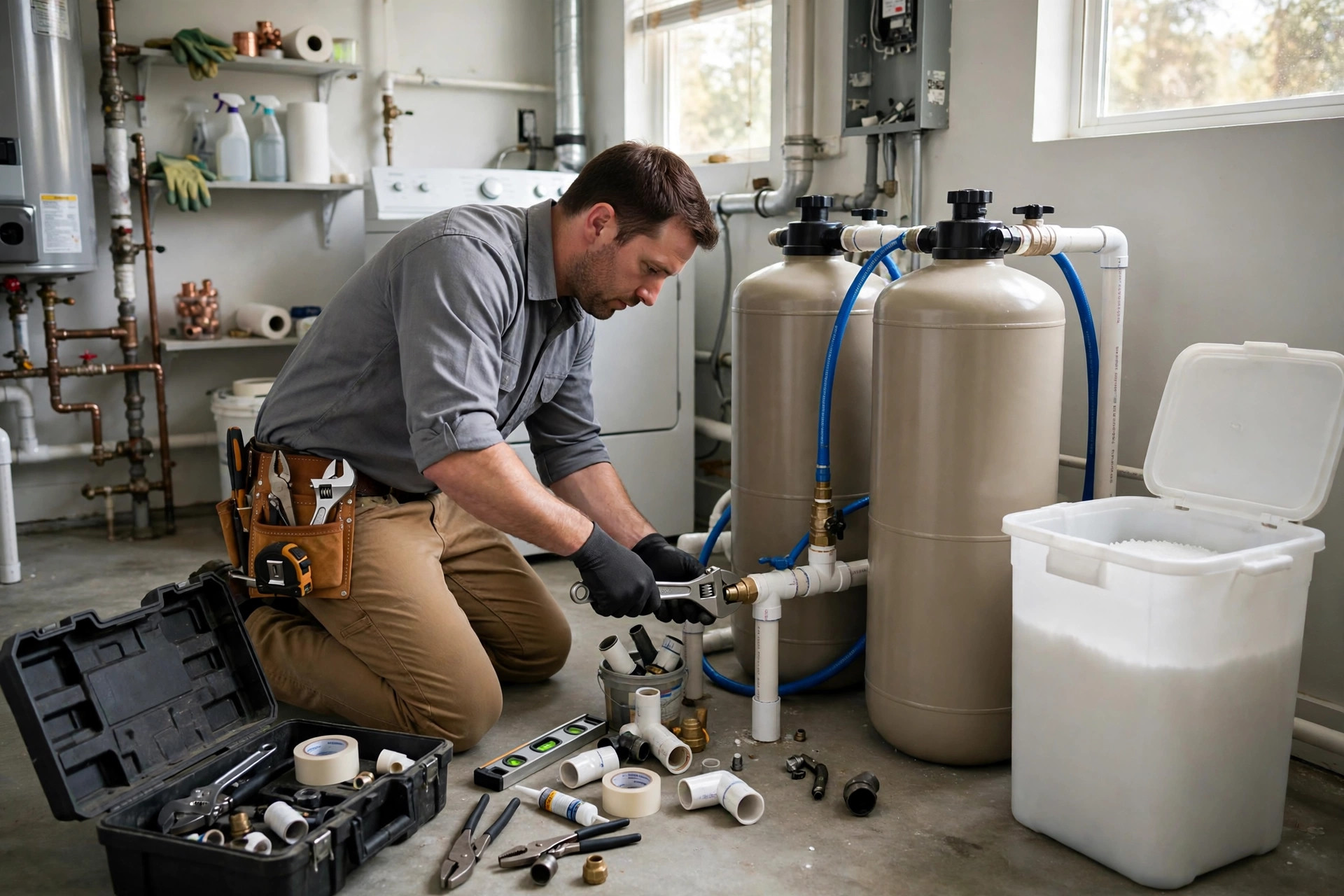 Service photo: Water Softener Installation